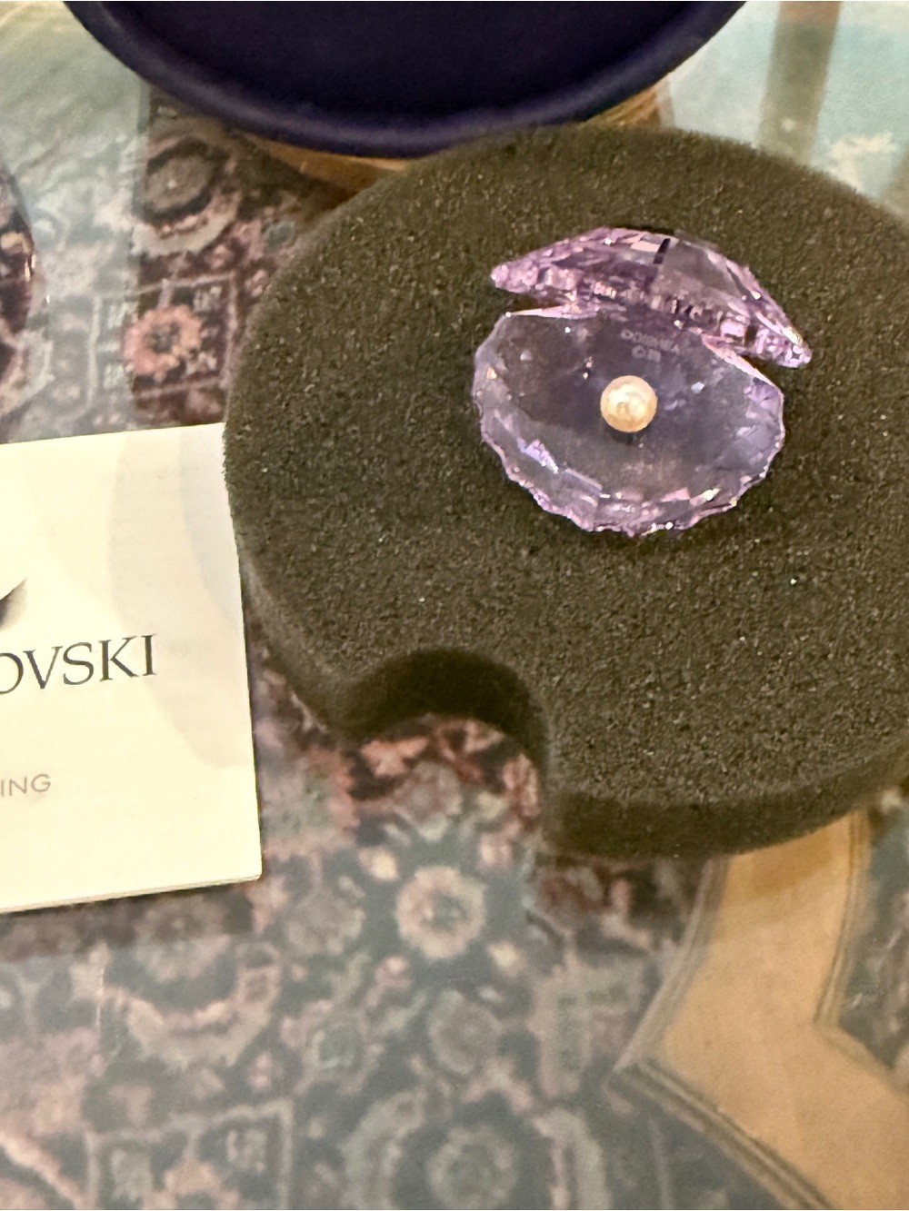 Swarovski Violet/Purple Crystal Brooch Accent set - Picture 5 of 7
